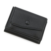 Load image into Gallery viewer, Valextra Valextra Compact Purse BlackSGNL0026028 Soft Calf Leather
