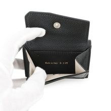 Load image into Gallery viewer, Valextra Valextra Compact Purse BlackSGNL0026028 Soft Calf Leather
