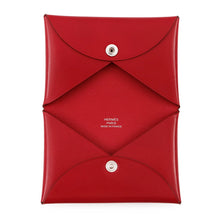 Load image into Gallery viewer, HERMES ★Calvi Rouge Piman Box Calf Leather
