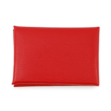 将图像加载到图库查看器中，HERMES Calvi Duo Rouge Coeur Chevre Shamqila
