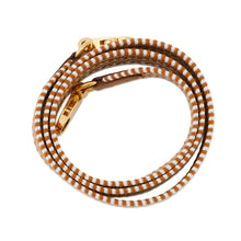Load image into Gallery viewer, HERMES ★Bandouliere Sangle Cavall Gold/Ecru Canvas Swift Leather
