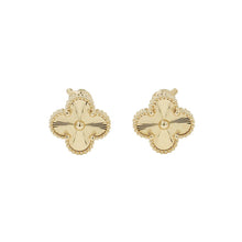 Load image into Gallery viewer, Van Cleef &amp; Arpels Vintage Alhambra Guilloched EarringsVCARP3JL00 18K Yellow Gold
