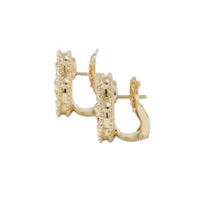Load image into Gallery viewer, Van Cleef &amp; Arpels Vintage Alhambra Guilloched EarringsVCARP3JL00 18K Yellow Gold

