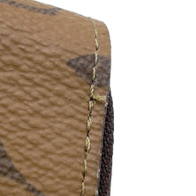 将图像加载到图库查看器中，LOUIS VUITTON Zippy Wallet NoirM82444 Monogram Reverse Canvas
