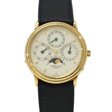 Load image into Gallery viewer, Audemars Piguet Perpetual Carrender W36mm K18YG Leather White Dial25657BA
