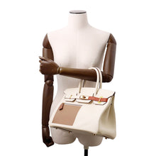 将图像加载到图库查看器中，HERMES Birkin Colormatic Nata/Cuivre/Lime/Mauve Sylvestre/Blue Brume/Chai Swift Leather Size 30
