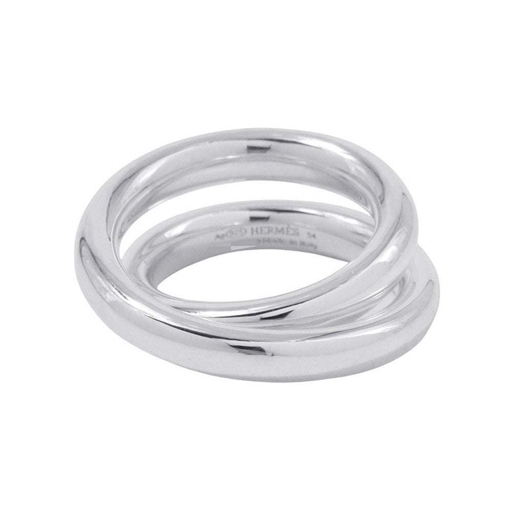 HERMES Caba Cityslide clutchertige Ring Size 54/#14 SV925