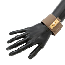 Load image into Gallery viewer, HERMES Kelly Twist Bracelet Size T3 Etoupe Swift Leather
