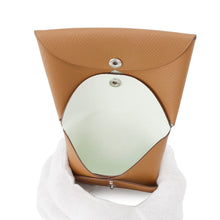 将图像加载到图库查看器中，HERMES Calvi Duo Verso Gold/Vert fizz Epsom
