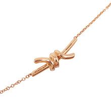 Load image into Gallery viewer, TIFFANY&amp;Co. Knot Pendant Size Small75123566 18K Pink Gold
