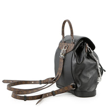 Load image into Gallery viewer, LOUIS VUITTON Montsouris Vibe NoirM12587 Lamb Leather Size PM
