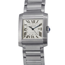 将图像加载到图库查看器中，CARTIER Tank Francaise LM H36.7mmxW30.5mm Stainless Steel Silver DialWSTA0067
