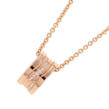 将图像加载到图库查看器中，BVLGARI B.zero1 Design Legend Necklace 18K Pink Gold
