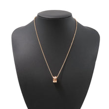 将图像加载到图库查看器中，BVLGARI B.zero1 Design Legend Necklace 18K Pink Gold
