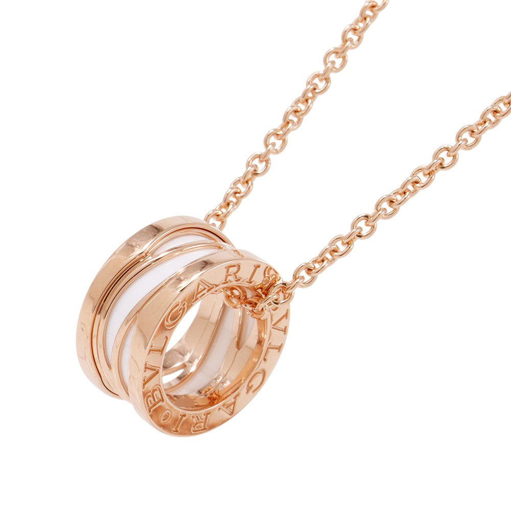 BVLGARI B.Zero1 Design Legend Necklace356117 K18PG Ceramic