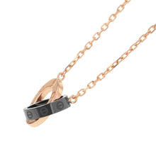 将图像加载到图库查看器中，CARTIER Love Circle Necklace 3P Diamond K18PG Ceramic
