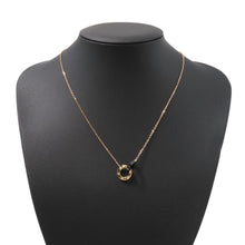 将图像加载到图库查看器中，CARTIER Love Circle Necklace 3P Diamond K18PG Ceramic

