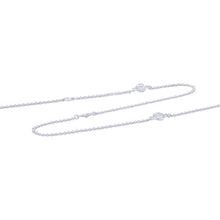 将图像加载到图库查看器中，TIFFANY&amp;Co. Diamond Long Necklace 18K White Gold
