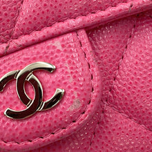 Load image into Gallery viewer, CHANEL Matelasse Classic Long Flap Wallet PinkAP0241 Caviar Leather
