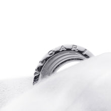 将图像加载到图库查看器中，BVLGARI B.zero 1 Ring 4 Bands Size 49/#9 18K White Gold
