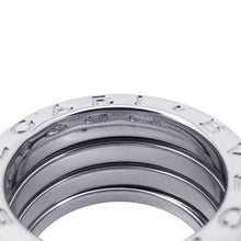 将图像加载到图库查看器中，BVLGARI B.zero 1 Ring 4 Bands Size 49/#9 18K White Gold
