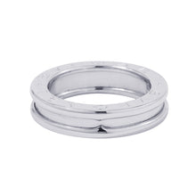 Load image into Gallery viewer, BVLGARI B.zero1 Ring Size 49/#9 18K White Gold
