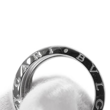 Load image into Gallery viewer, BVLGARI B.zero1 Ring Size 59/#19 18K White Gold
