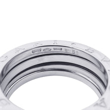Load image into Gallery viewer, BVLGARI B.zero1 Ring Size 59/#19 18K White Gold
