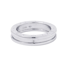 将图像加载到图库查看器中，BVLGARI B.zero1 Ring Size 51/#11 18K White Gold

