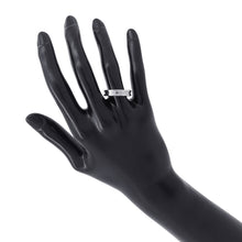 将图像加载到图库查看器中，BVLGARI B.zero1 Ring Size 51/#11 18K White Gold
