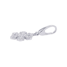 将图像加载到图库查看器中，BVLGARI Snowflake Pendant Top 18K White Gold
