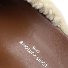 Load image into Gallery viewer, LOUIS VUITTON Paseo Flat Comfort Mules Nude1AA1VY Shearling Leather Size 37
