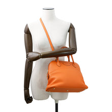 将图像加载到图库查看器中，HERMES Bolide Orange Taurillon Clemence Size 31
