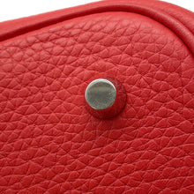 Load image into Gallery viewer, HERMES Picotin Lock Touch Rouge Tomate/Rose Eglantine Taurillon Clemence Swift Leather Size MM
