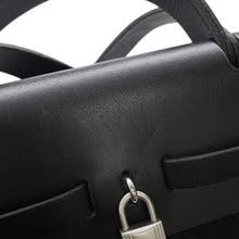 Load image into Gallery viewer, HERMES Herbag Black Toile Officier Leather

