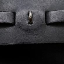 Load image into Gallery viewer, HERMES Herbag Black Toile Officier Leather
