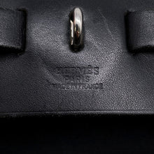 Load image into Gallery viewer, HERMES Herbag Black Toile Officier Leather
