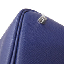 将图像加载到图库查看器中，HERMES Picotin Lock Tresage Blue Encre/Brique/Black Epsom Size MM
