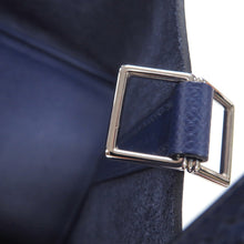 将图像加载到图库查看器中，HERMES Picotin Lock Tresage Blue Encre/Brique/Black Epsom Size MM
