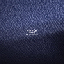 将图像加载到图库查看器中，HERMES Picotin Lock Tresage Blue Encre/Brique/Black Epsom Size MM
