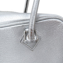 Load image into Gallery viewer, HERMES Plume Olympic Limited Silver Chevre Myzore Goatskin Size Mini
