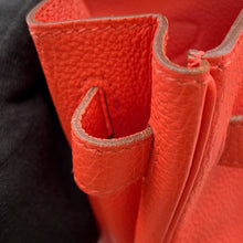 将图像加载到图库查看器中，HERMES Kelly Orange Poppy Taurillon Clemence Size 32
