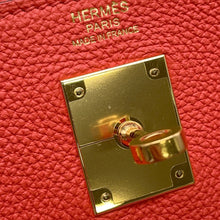 Load image into Gallery viewer, HERMES ★Kelly Orange Poppy Taurillon Clemence Size 32
