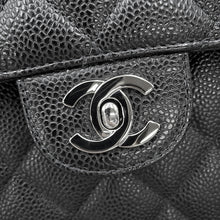 将图像加载到图库查看器中，CHANEL Jumbo Matelasse ChainShoulder Bag BlackA11869 Caviar Leather Size 30
