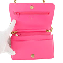 Load image into Gallery viewer, CHANEL ★Boy's Chanel Chevron Chain Wallet PinkAP1117 Caviar Leather
