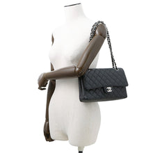 将图像加载到图库查看器中，CHANEL Matelasse ChainShoulder Bag BlackA01112 Caviar Leather Size 25
