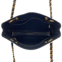 Load image into Gallery viewer, CHANEL CC Logo ChainTote Bag Black Lambskin
