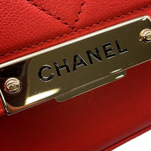 Load image into Gallery viewer, CHANEL Clic Label 2-way Bag RedA93701 Leather
