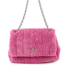 Load image into Gallery viewer, BALENCIAGA Monaco Quilted Chainshoulder Bag Pink7816722 Fabric
