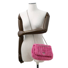 Load image into Gallery viewer, BALENCIAGA Monaco Quilted Chainshoulder Bag Pink7816722 Fabric
